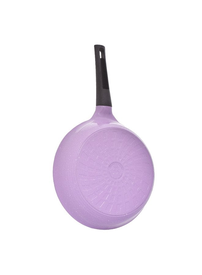 Glory Lux Non-Stick Granite Frying Pan Size 24 cm – Lavender - Image 2